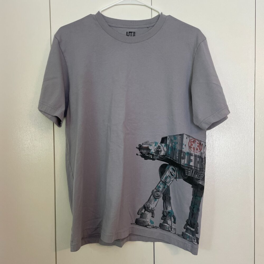 Star Wars AT-AT Walker Gray UT Tshirt - Men’s Medium